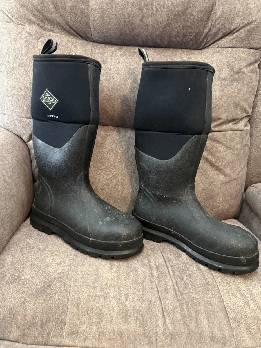 Crocs Rubber Wellie Rain Boot Black Mens Size 12 Slip-On Muck Chore Barn Boots Crocs Rubber Boots for Men for sale | eBay UK main image 4