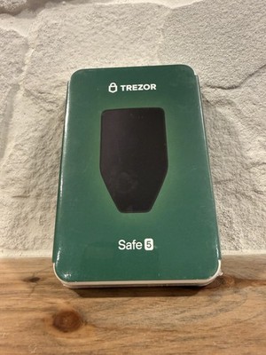 NEW Sealed Trezor Safe 5 - Crypto Hardware Wallet -Black Graphite