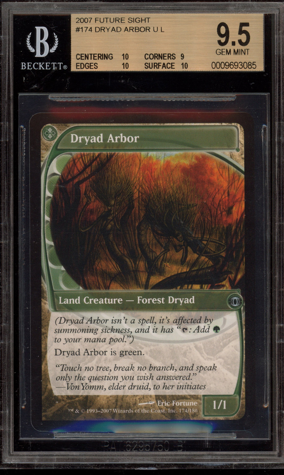 Magic the Gathering MTG Dryad Arbor Future Sight #174 BGS 9.5 | eBay