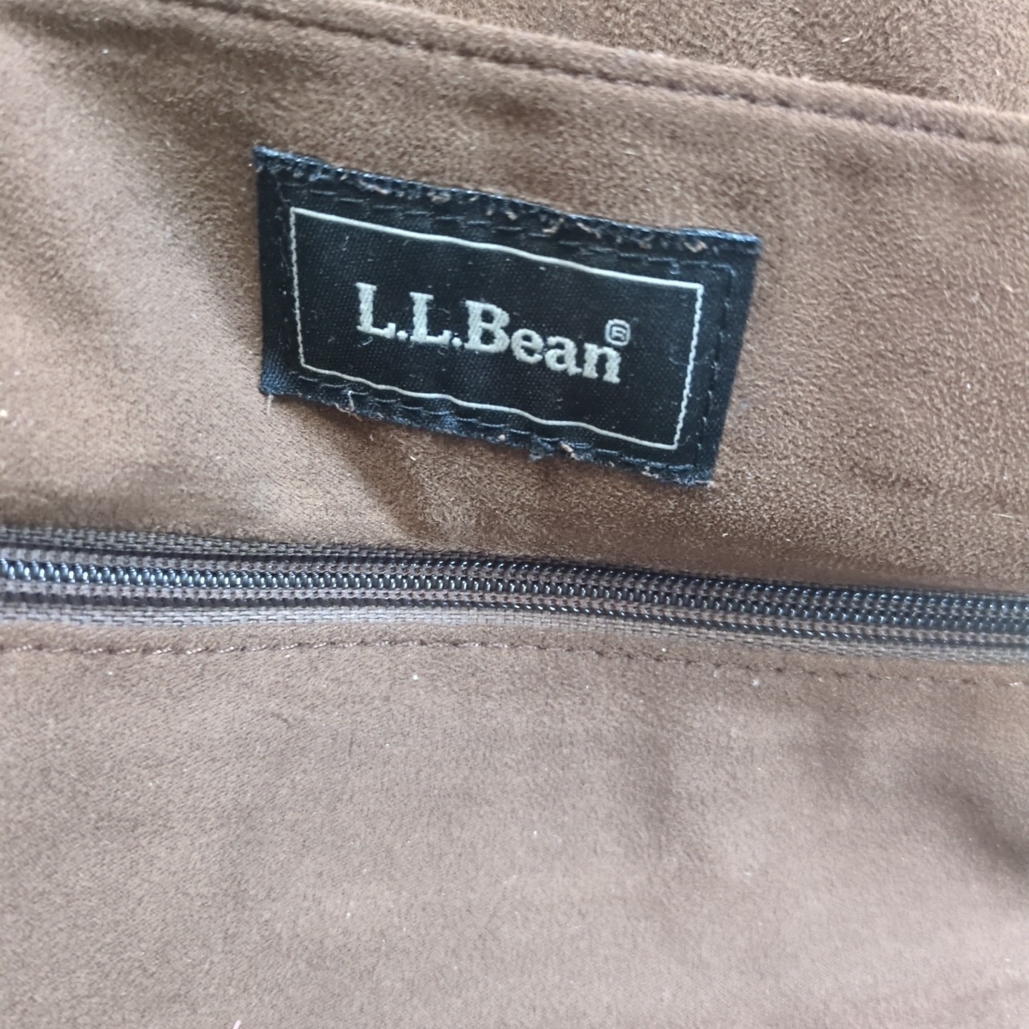 Ameri Bag LL Bean Brown Suede Sling Cross Bag Sho… - image 3