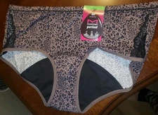 Maidenform Period Bikini 1 Panty DMLBKM Leak Protection Leopard print Size Large