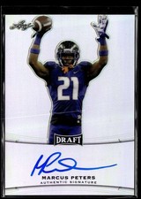 2015 Leaf Draft Marcus Peters Rookie Autograph Auto Washington Huskies UX8272