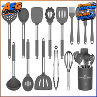 KüChenutensilien-Set 15-Teilig Silikon Antihaft KüChenhelfer FüR Kochen Backen