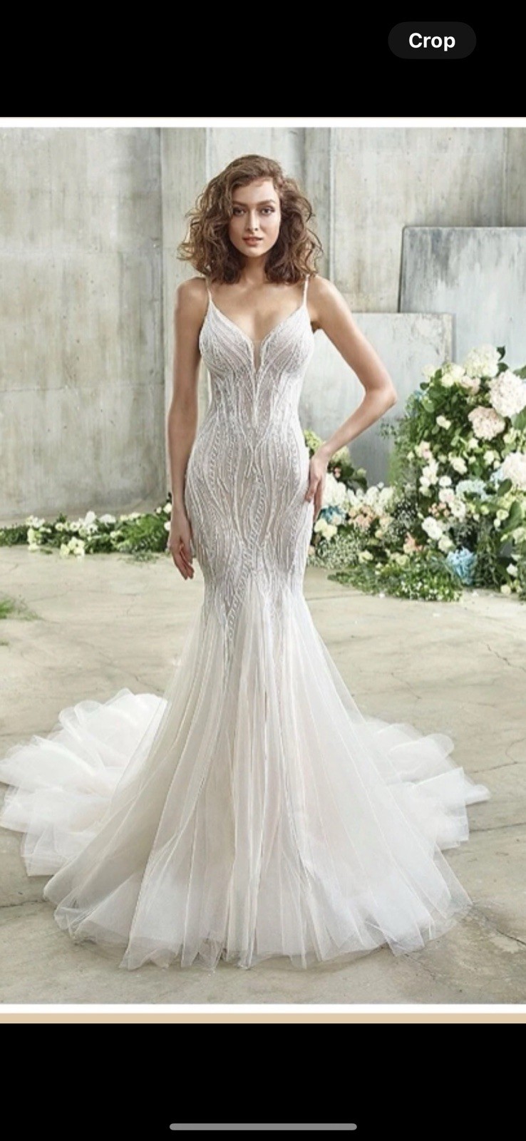 Badgley Mischka Wedding Dress Never Worn image 2