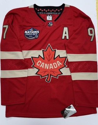 Team Canada 4 Nations Face-Off Hockey Connor McDavid #97 Jersey Large Red Tag On