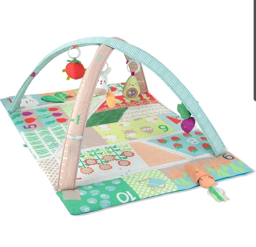 Baby Play Gym 3-in-1 Activity Mat 0-2y Farmstand Grow & Skip Tummy Time New Box
Opens in a new windo