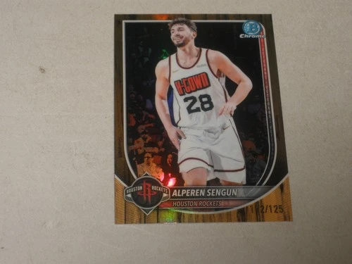 2025-26 Bowman Chrome Floorboard Refractor #133 Alperen Sengun 112/125