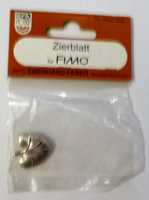 EFA Hobby 8622 18SI Zierblatt für FIMO, silberfarben, Neu