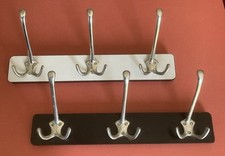 Lot 2 Ancien 3 patere moustache porte Manteau Design Formica Crochet vintage