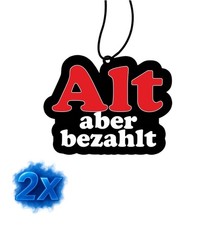 2x  Alt aber bezahlt  Duftbaum/Auto Lufterfri...