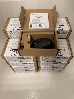 Amazon Basics Ergonomic Wireless Mouse DPI Adjustable Black