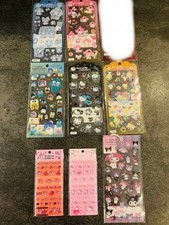 8 sheets SanRIO tile stickers, drop jelly, clear candy stickers, etc.