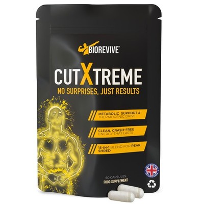 BioRevive Cut Xtreme - Vegan 780mg Kapseln mit 60 Stück (1er Pack) 