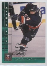 2001-02 ITG Be A Player Memorabilia /10 Roman Hamrlik #180 0q1p