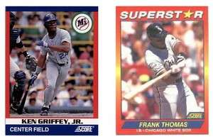 1991 & 1992 Score 100 Superstars Baseball Cards #1-100 You Pick!