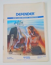 Defender Atari 2600 1981 Manual / Instructions Only