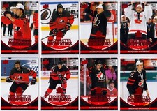'23 Upper Deck TEAM CANADA Prospectus Momentous ELECTRIC RED cards #'d /549