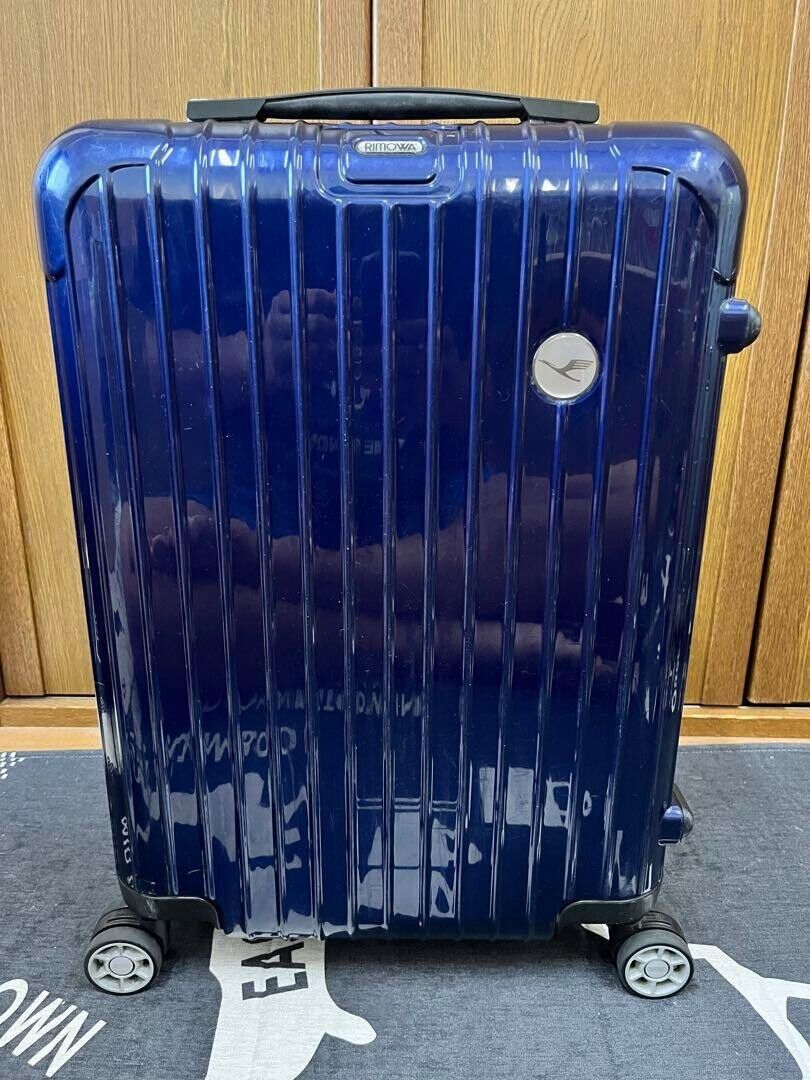 Rimowa Lufthansa 32L Blue 4-wheels Carry Case Suitcase Rimowa Lufthansa 32L Blue 4-wheels Carry Case Suitcase