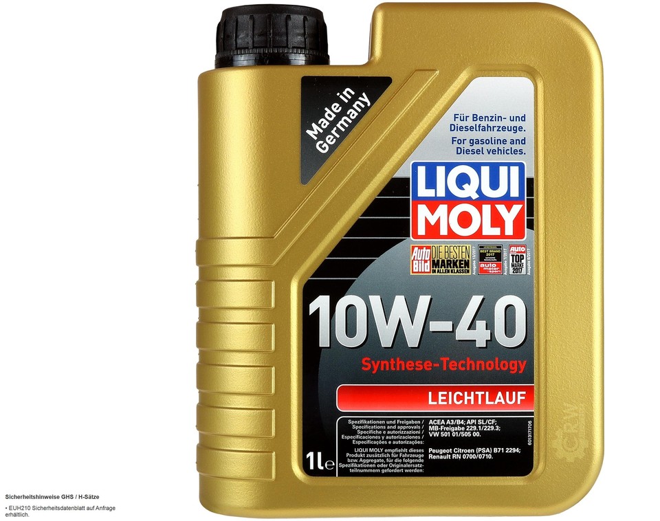 INSPEKTIONSKIT FILTER LIQUI MOLY ÖL 5L 10W-40 Für VW Multivan V 7HM 7HN