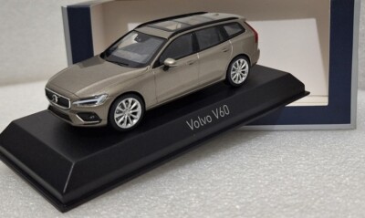 Volvo V60 2018 Pebble Grey 1:43 Norev 870018 Diecast Model | eBay