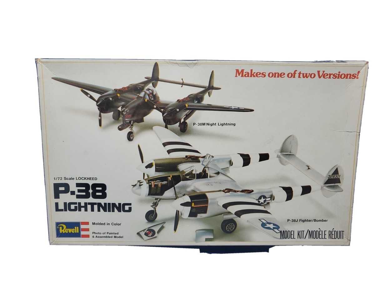 Revell Lockheed P-38 Lightning 1/72 Lightning model kit - New | eBay