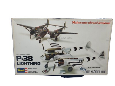 Revell Lockheed P-38 Lightning 1/72 Lightning model kit - New | eBay