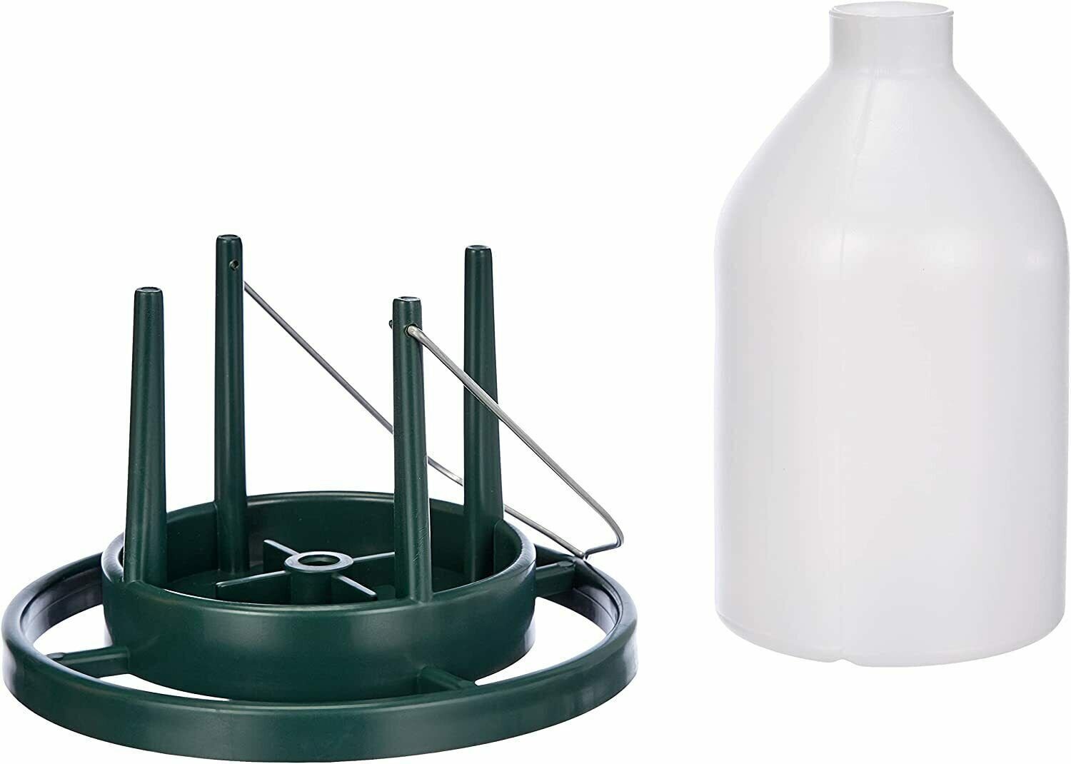 2 x Trixie Aviary Bird Water Dispenser Plastic Large Landing Surface