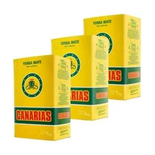 3 Packs Yerba Mate Canarias Sabor Tradicional X 1 Kilo