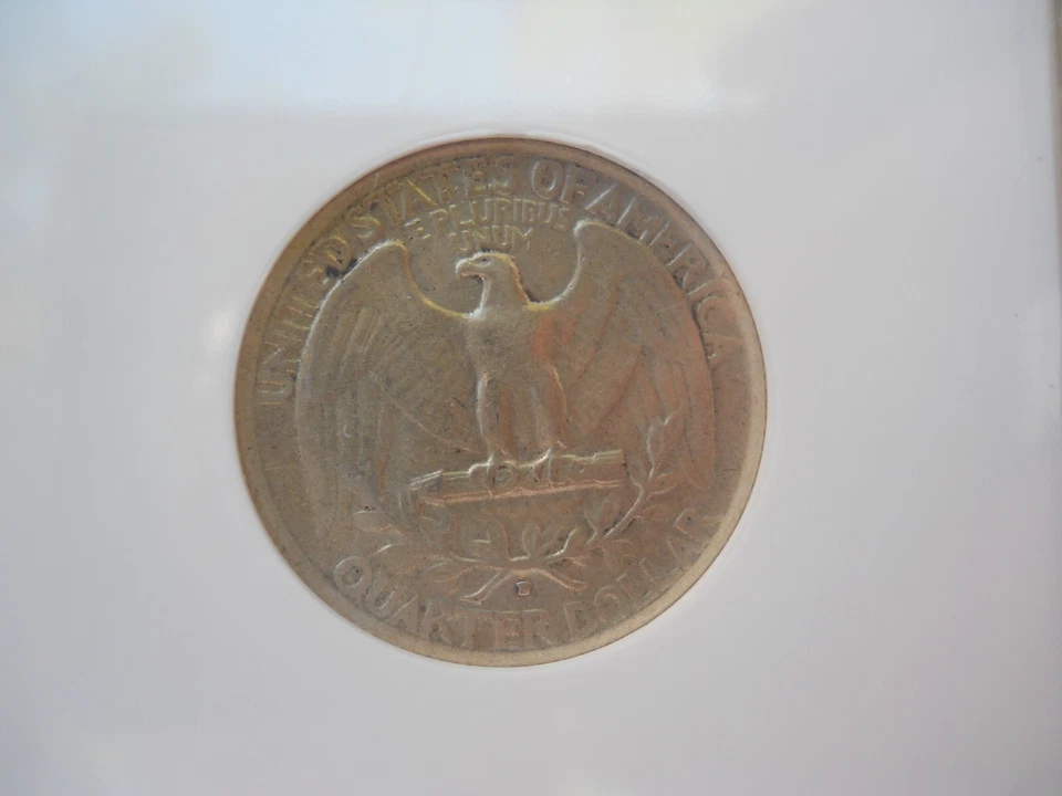 1932 D Washington Quarter NGC VF30 Very Fine Key Date RARE  - Image 2 of 4