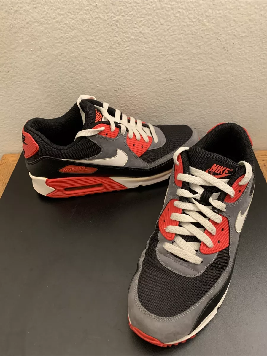 Vervormen Monarchie groentje Nike Air Max 90 Classic Black Infrared 25th Anniversary 011 Size10  345188-001 | eBay