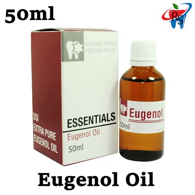 DSI Dental Extra Pure Clove Eugen0l Oil Antiseptic Pain  Relief Dressing 50ml