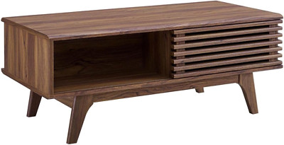 Walnut Render Coffee Table - EEI-4724-WAL for Modern Living Spaces