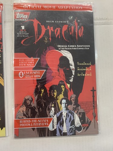 Topps Bram Stoker's Dracula #1, 4! Vlad el Impailer #1, 2, 2! Precintado con tarjetas - Imagen 2 de 6
