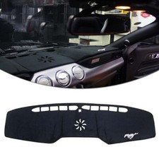 Black Car Dashboard Dash Mat Anti-sun Sunsheild Pad For 2015-2017 Ford Mustang