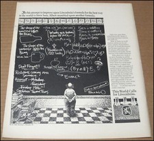 1987 Lowenbrau German Beer Print Ad Advertisement Vintage 10x12 Albert Einstein