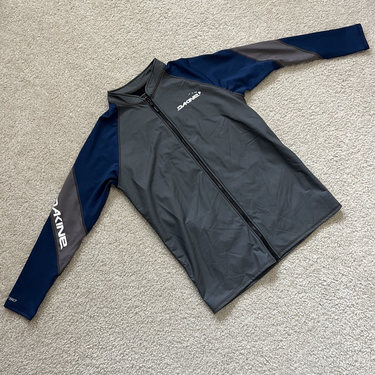 Dakine Waterman Division Full Zip Long Sleeve Shirt Men Sz Medium