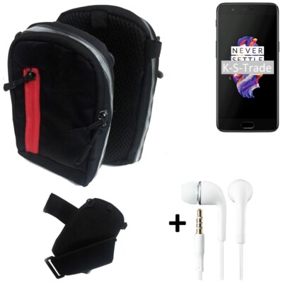 Holster + Kopfhörer für OnePlus 5 Gürteltasche Schutz-Hülle Handytasche
