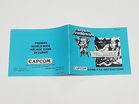 Gun.Smoke Nintendo NES Box and Manual Only 