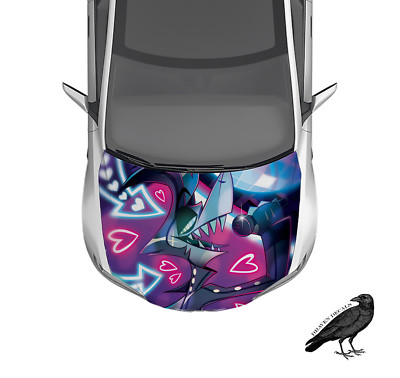 Chaz Helluva Boss Anime Hood Wrap S1 Weatherproof Vinyl Car Decal 50'' X 66''