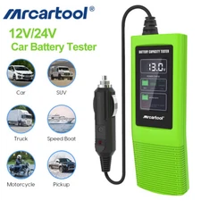 12V 24V Car Battery Tester Power Capacity Analyzer Voltage Monitor Detector LCD