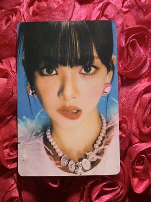 Karina AESPA Hot Mess Goddess K-pop Girl Photo Idol Card Beauty Blue