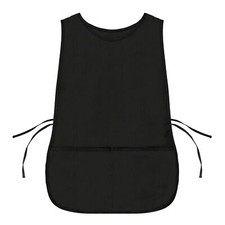 Cobbler Apron 2 Pockets Smock Regular 28.5" x 18.5" Black