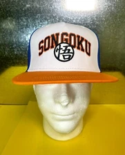 BioWorld Dragon Ball Z - Son Goku Embroidered Kanji Snapback Youth Hat OSFM