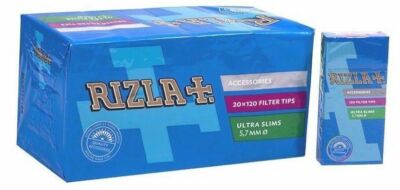 100% ORIGINAL RIZLA ULTRA SLIM Filter 5,7mm Tabak Zigarettenspitzen Rauchen dünn