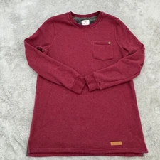 Marley Lilly Top Women's Size XS Oversized Maroon Long Sleeve Medium Weight