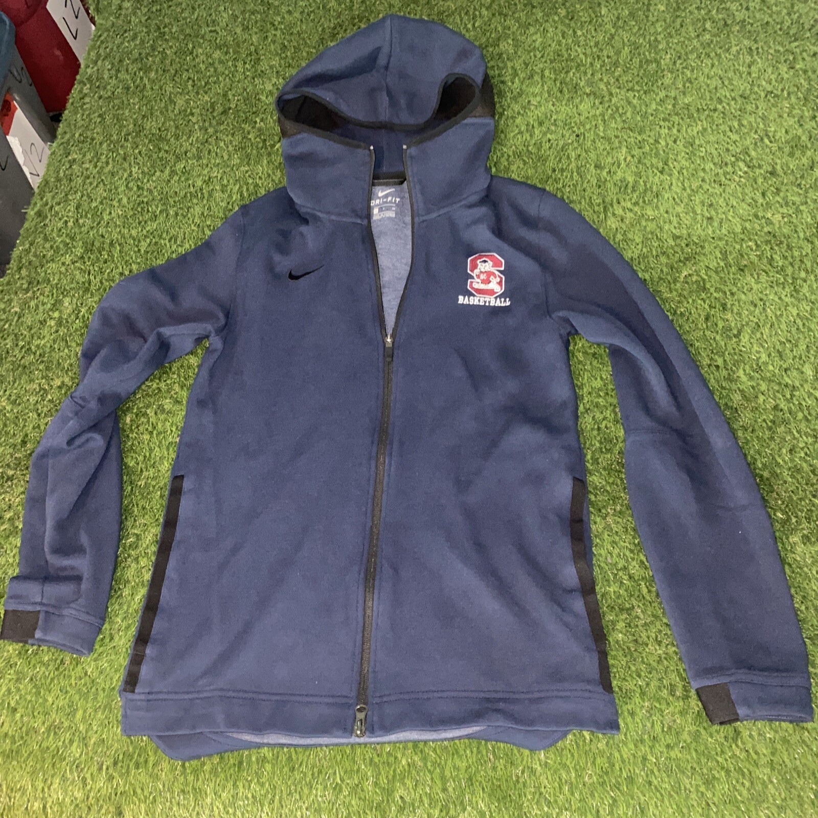 SACAI X NIKE South Carolina Gamecocks Basketball Nike Jacket Uomo Felpa con Zip Piccola