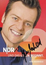 *NDR 2* Karta z autografem JENS MAHRHOLD