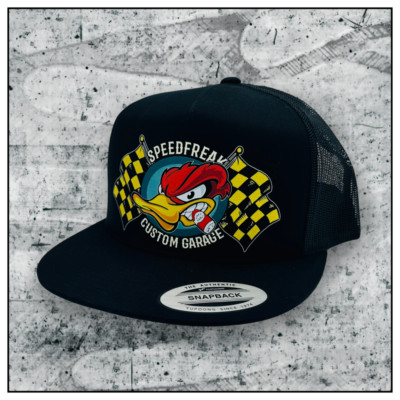 Truckercap Mesh Speedfreak Garage USA v8 Snapback verstellbar Cap Baseballmütze