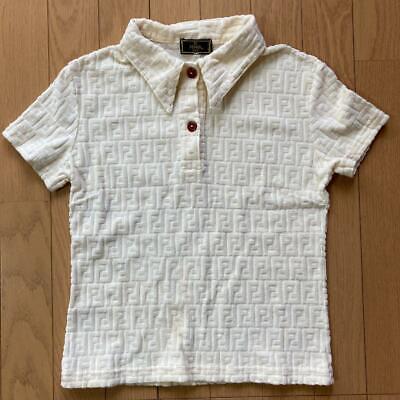 Authentic Fendi Vintage Zucca FF Logo Short Sleeve Polo Authentic Fendi Vintage Zucca FF Logo Short Sleeve Polo