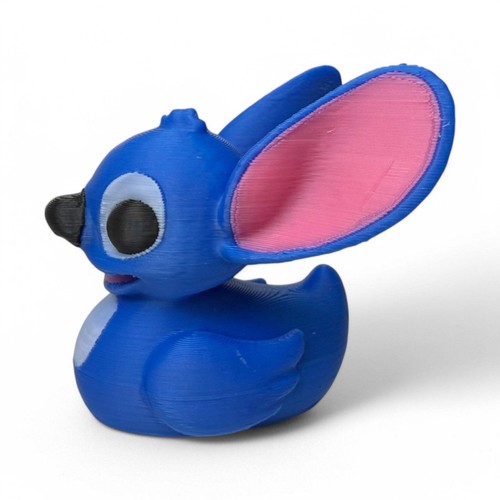 Stitch Duck – 3D-Printed Alien Duck Collectible with Big Ears & Mischief Style - Picture 3 of 7